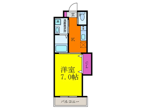 サムライマンション上山手の物件間取画像